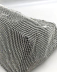 I.N.C. International Concepts Silver Mesh Crystal Hobo Bag