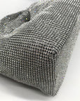 I.N.C. International Concepts Silver Mesh Crystal Hobo Bag