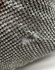 I.N.C. International Concepts Silver Mesh Crystal Hobo Bag