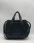 Fossil Black Leather Women's Brooke Satchel Bag