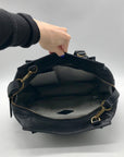 Fossil Black Leather Women's Brooke Satchel Bag