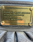 Marc Jacobs Grey Pebbled Leather Classic Q Hillier Hobo Bag