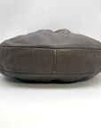 Marc Jacobs Grey Pebbled Leather Classic Q Hillier Hobo Bag