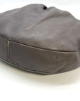 Marc Jacobs Grey Pebbled Leather Classic Q Hillier Hobo Bag