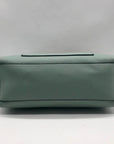 Steve Madden Mint Green Pebbled Satchel With Scarf