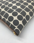 Kate Spade Gray Canvas Vintage Geometric Print Shoulder Bag