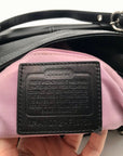 Coach Black Leather Gallery Pleated Tote Bag F13759