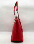 Kate Spade Red Saffiano Leather Cameron Street Lucie Tote