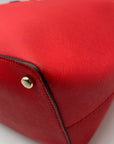Kate Spade Red Saffiano Leather Cameron Street Lucie Tote