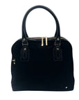 Halston Heritage Black Suede Convertible Satchel