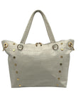 Hammitt Daniel Calla Lily Croc Embossed Leather Tote Bag