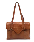 Hartmann Brown Leather Large Vintage Travel Tote