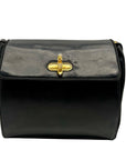 Salvatore Ferragamo Vintage Black Leather Crossbody