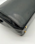 Salvatore Ferragamo Vintage Black Leather Crossbody