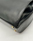 Salvatore Ferragamo Vintage Black Leather Crossbody