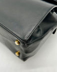 Salvatore Ferragamo Vintage Black Leather Crossbody