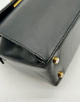 Salvatore Ferragamo Vintage Black Leather Crossbody