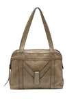 Hobo Gray leather Shoulder Bag