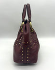 Kenneth Cole Burgundy Leather Satchel Bag
