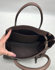 Kate Spade Nutmeg Pebbled Leather Eva Satchel Bag