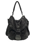 Hype Dark Brown Leather Convertible Hobo Bag