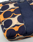 Coach Multicolored Signature Nylon Stripe Linear Tote Bag F23908