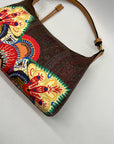 Etro Multicolored Canvas Shoulder Bag