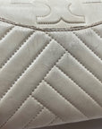 Tory Burch Ivory Leather Alexa Combo Crossbody