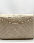 Tory Burch Ivory Leather Alexa Combo Crossbody