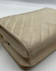 Tory Burch Ivory Leather Alexa Combo Crossbody