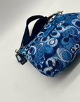 Coach Blue Fabric Poppy Shoulder Bag