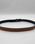 Ferragamo Black Leather Belt