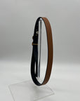 Ferragamo Black Leather Belt