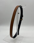 Ferragamo Black Leather Belt