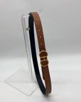 Ferragamo Black Leather Belt