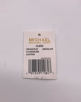 Michael Kors Chocolate Suede & Leather Claire Shoulder Bag