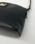 Dooney & Bourke Black Pebbled Leather Crossbody Bag