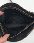 Michael Kors Black Pebbled Leather Fulton Crossbody