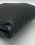 Michael Kors Black Pebbled Leather Fulton Crossbody