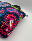 Vera Bradley Blue Twilight Paisley Pattern Traveler Bag