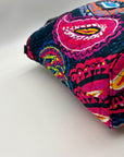 Vera Bradley Blue Twilight Paisley Pattern Traveler Bag