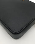 Michael Kors Black Leather Large East West Crossbody