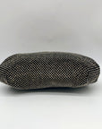 I.N.C. International Concepts Patsy Pewter Diamond Mesh Frame Clutch- NWT
