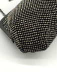 I.N.C. International Concepts Patsy Pewter Diamond Mesh Frame Clutch- NWT