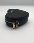 Guess Black Quilted Kori Heart Bag