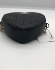Guess Black Quilted Kori Heart Bag