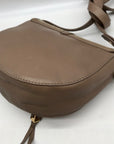 Stella & Dot Mushroom Leather Sloane Crossbody Bag