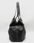 Furla Dark Brown Leather Hobo Shoulder Bag
