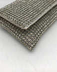 I.N.C. International Concepts Silver Mesh Prudence Convertible Clutch