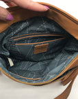 Hobo Caramel Double Zip Crossbody Bag